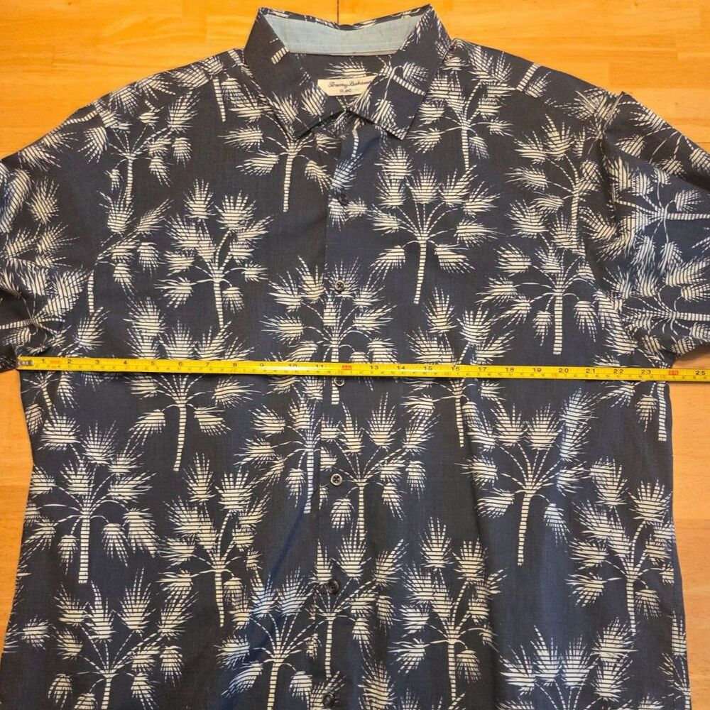 Tommy Bahama Shirt Men XL IslandZone Palm Blanc Longsleeve Moisture Wicking Golf - Picture 7 of 10